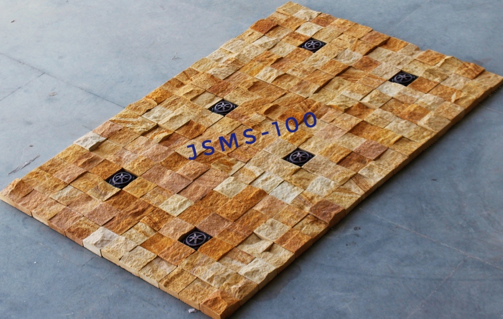Stone Mosaic Tile For TV Unit and Bedroom Wall